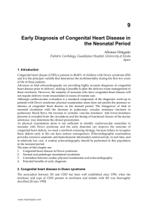 Early Diagnosis of Congenital Heart Disease in the Neonatal Period