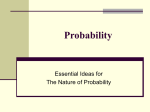 Unit VI (4.1 – 4.4): Probability