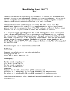 Signal Buffer Board HOWTO Rev 1