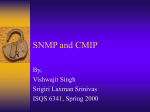 SNMP and CMIP