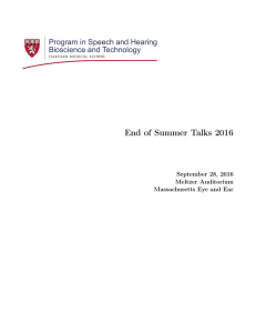 Program - Harvard Medical School