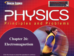Section 26.1 Interactions of Electric and Magnetic