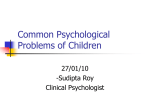 Common Psychological Problems of Children