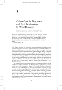 Culture-Specific Diagnoses and Their Relationship to Mood Disorders