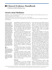 Chronic Atrial Fibrillation - American Academy of Family Physicians