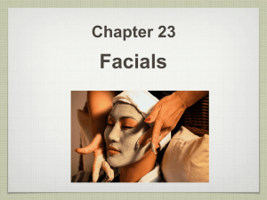 Ch #23 Facials Power Point Notes