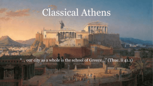 Classical Athens - University of Alberta
