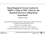 Beam Diagnostic Requirements for Bunched Beam Cooling Demo