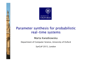 Parameter synthesis for probabilistic real-time systems