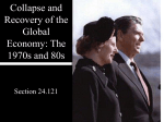 Collapse and Recovery of the Global Economy: The 1970s and 80s