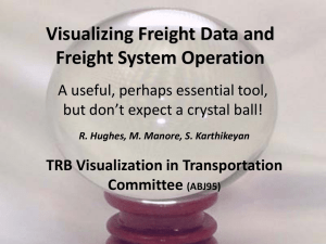 Visualizing Freight Data and Freight System Operation