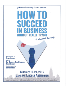2016 How to Succeed in Business