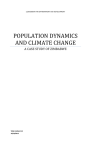 population dynamics and climate change - 12