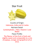 Fruitapalooza info sheets