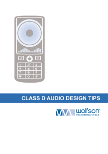 Class D Audio Design Tips