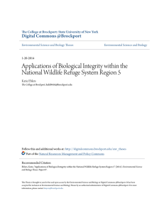 Applications of Biological Integrity within the National Wildlife