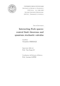Interacting Fock spaces: central limit theorems and quantum
