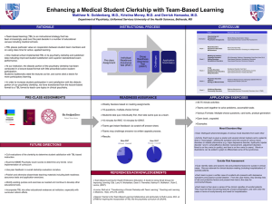 Enhancing a Medical Student Clerkship with Team
