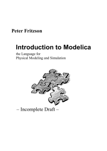 Introduction to Modelica