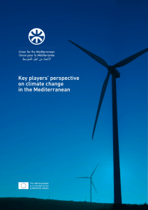 Key players` perspective on climate change in the Mediterranean