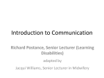 Introduction to communication