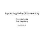 SUS presentation - the Supporting Urban Sustainability Programme!