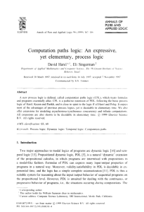 ANNALS OF PURE AND APPLIED LOGIC I W