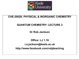 che-20028 QC lecture 2 - Rob Jackson`s Website