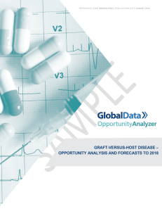 graft-versus-host disease – opportunity analysis and forecasts to 2018
