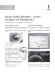 Ocular Surface Disorders - Current Concepts and Management