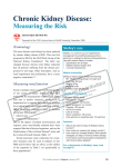 Chronic Kidney Disease - STA HealthCare Communications