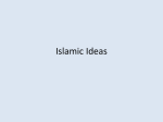 Islamic Ideas - UniFreshmanHistory
