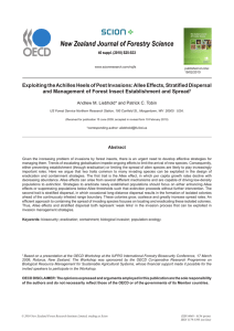 New Zealand Journal of Forestry Science