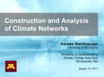 Climate + Networks? - Understanding Climate Change: A Data