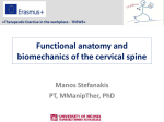 Functional anatomy and biomechanics of the cervical spine