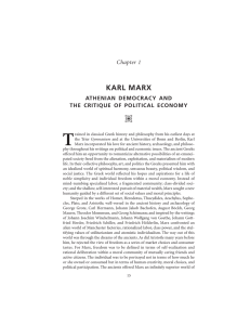 KARL MARX - SUNY Press