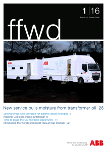 New service pulls moisture from transformer oil 26