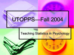 UTOPPS—Fall 2004 - Grants Pass School District 7