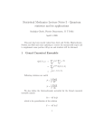 Statistical Mechanics Lecture Notes 3 - Quantum statistics