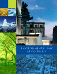 environmental law at columbia