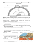 Earth`s Structure and Tectonics Overview 2014