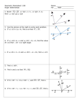 Geometry Worksheet 1