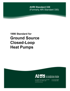 Ground Source Closed-Loop Heat Pumps