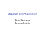 Quantum Error Correction