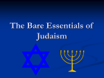 The Bare Essentials of Judaism powerpoint File