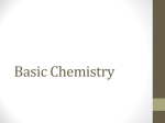 Basic Chemistry - Ukiah Adult School