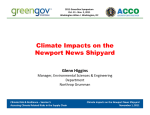 Climate Impacts on the Newport News Shipyard