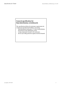 5. Circuit breakers protecting final-distribution