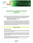 Serological Service in Poultry Industry