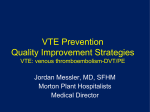 VTE Prevention - Quality Improvement Strategies Reducing